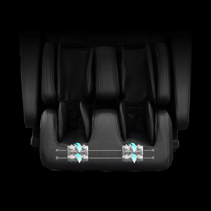 Osaki OS-Hiro LT Massage Chair with dual foot rollers and footrest air massage