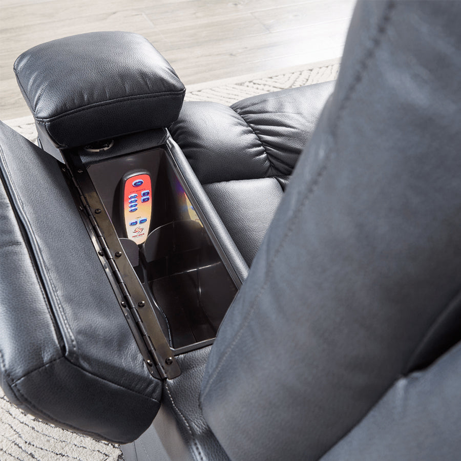 UltraCozy UC677 by UltraComfort™ Medium 5-Zone Power Recliner - far infrared HeatWave technology standard in the UC677