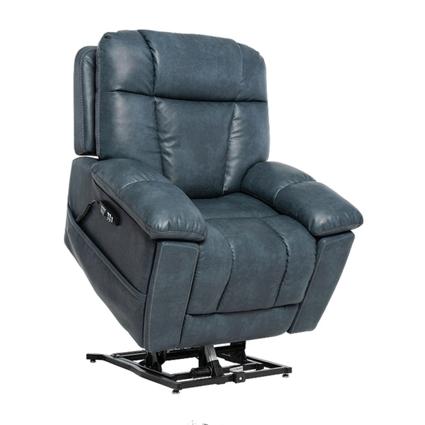 Mega Motion MM-8945 iNFI IMMERSE Lift Chair in slate rising to assist with safe standing support