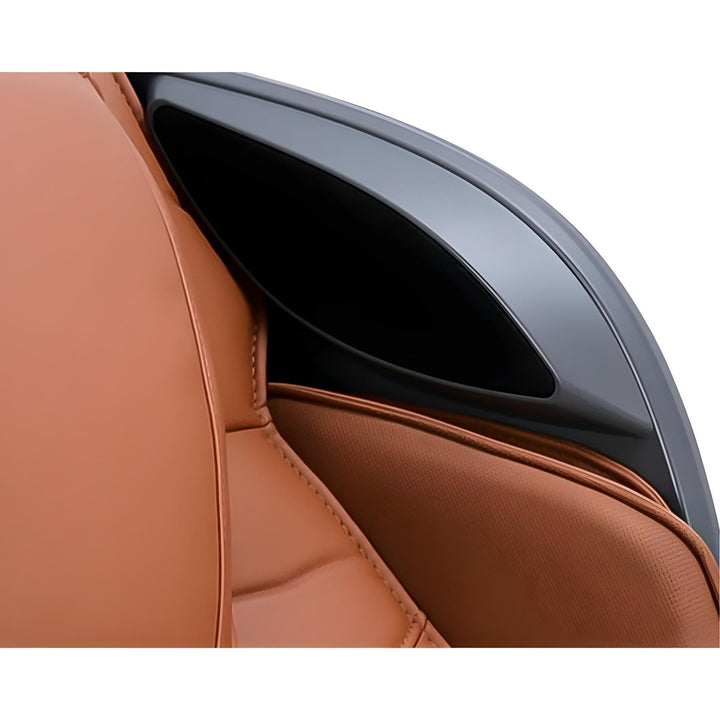 Ogawa Master Drive LE (OG 8100) close-up of right shoulder area with built-in Bluetooth speaker