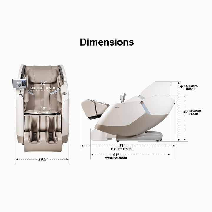 Titan Drift 3D Massage Chair in modern design with premium full-body massage technology from Wish Rock Relaxation.