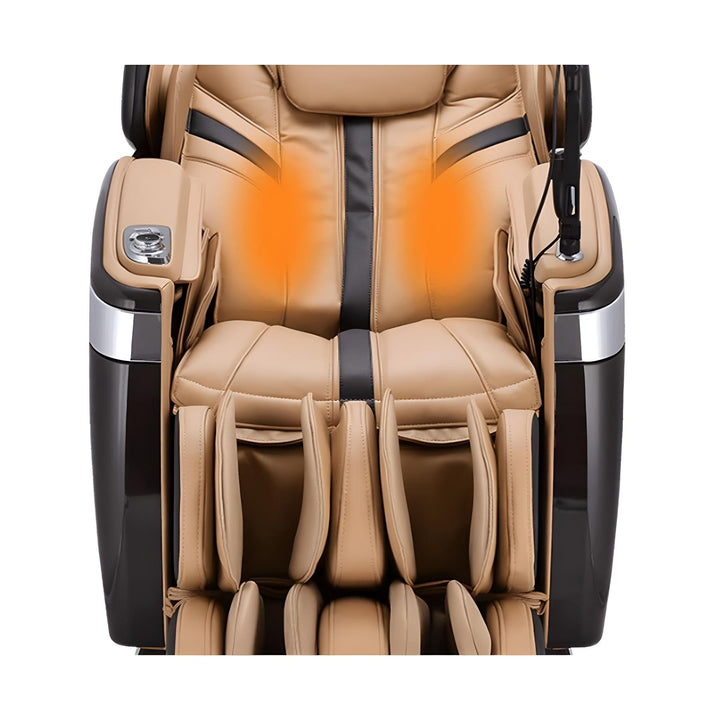 Ogawa Master Drive AI 2.0 4D Massage Chair (OG 8801) showing lumbar heating zones 