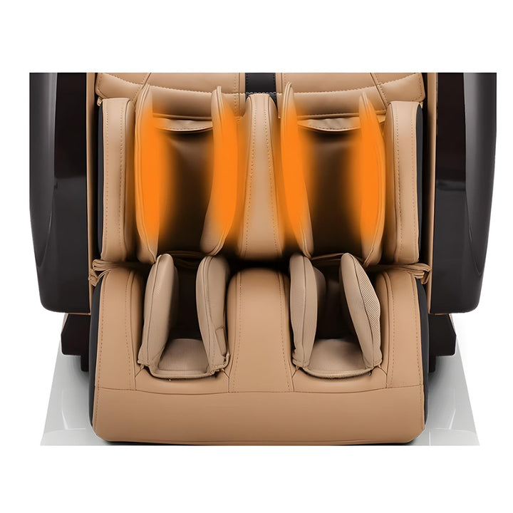 Ogawa Master Drive AI 2.0 4D Massage Chair (OG 8801) showing heated 3D knee and calf massage