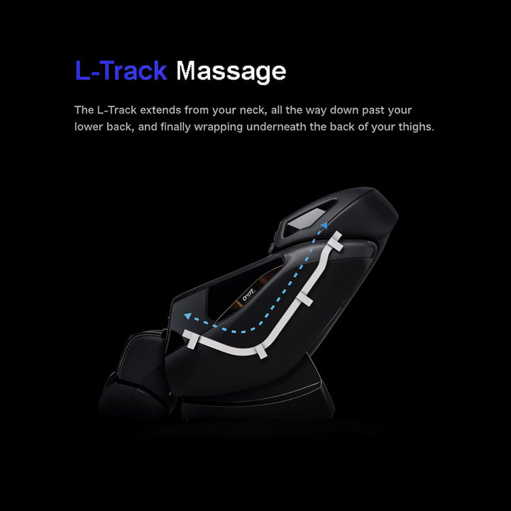 Osaki OS-Pro Yamato Massage Chair with L-track design for full spine and thigh massage.