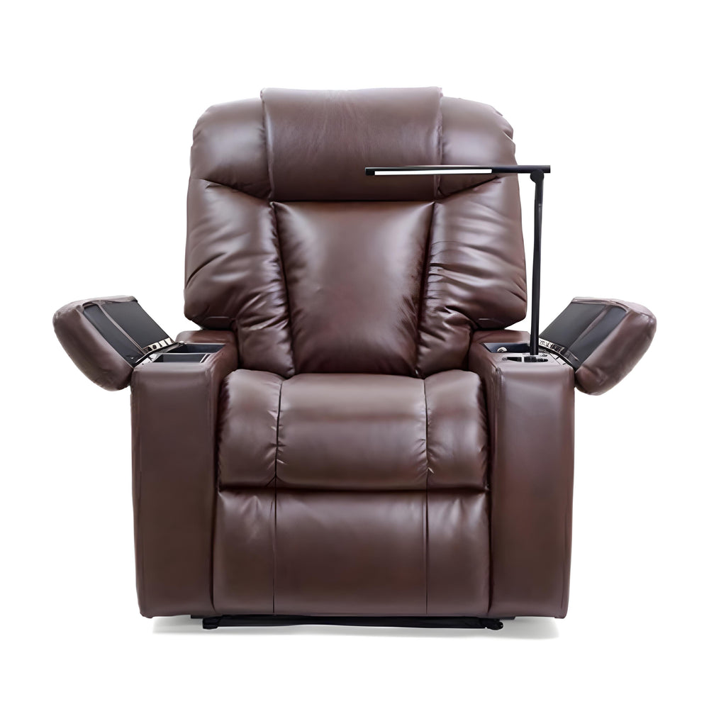 UltraComfort UC472 Rhodes 4 Zone Power Lift Chair Recliner - Umber