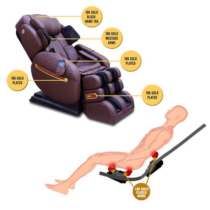 Luraco i9 Max Royal Edition Massage Chair - Wish Rock Relaxation