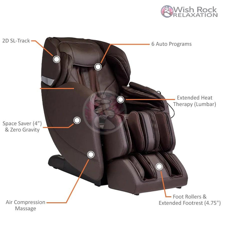 Synca Wellness Hisho Massage Chair - Wish Rock Relaxation