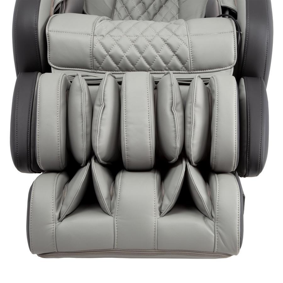 Osaki OS-Pro Admiral II Massage Chair in Grey Color showcasing the air massage in footrest section