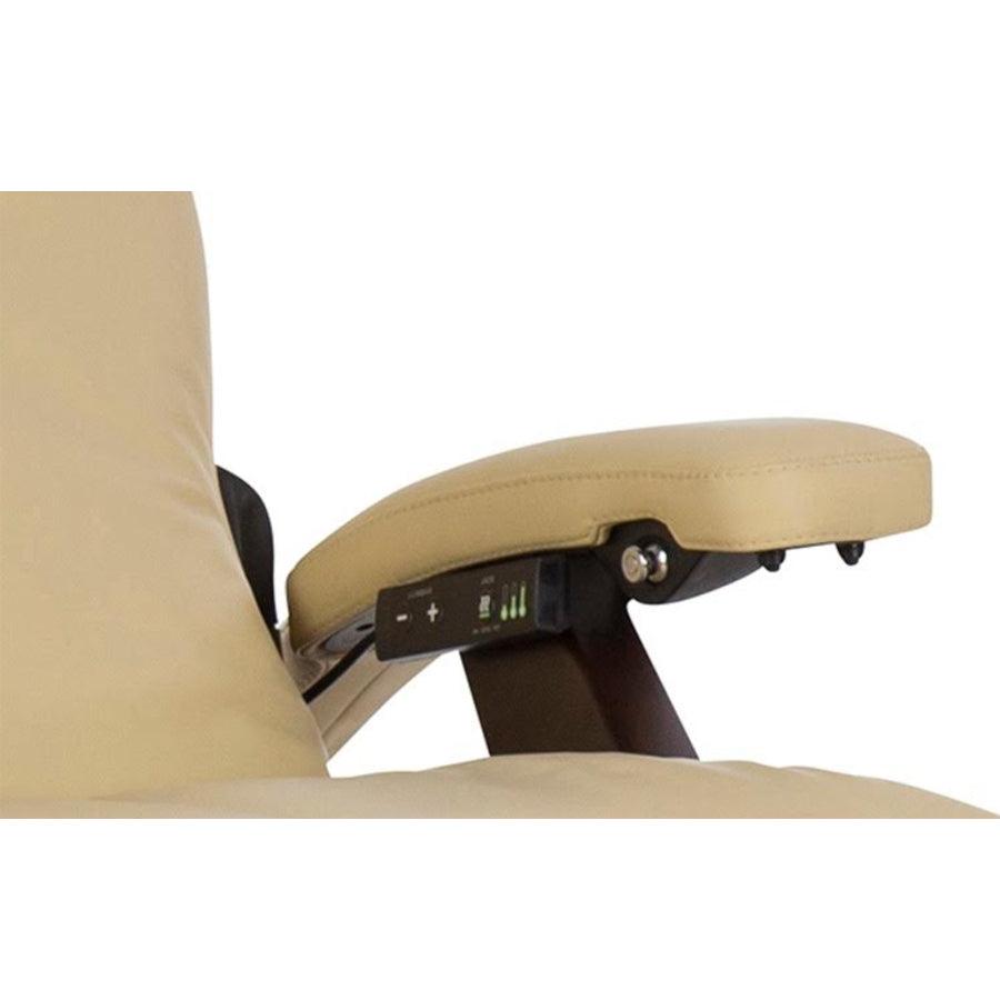 Human Touch Perfect Chair PC-420 Classic Manual Plus in dark walnut / Ivory premium leather padset